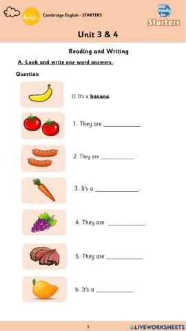 GRS- Writng Test U3 & 4