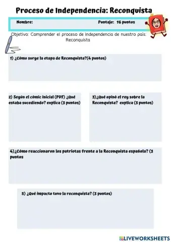 Actividad Reconquista