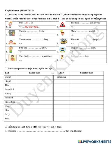 Grade 4.2 - Comparatives 5