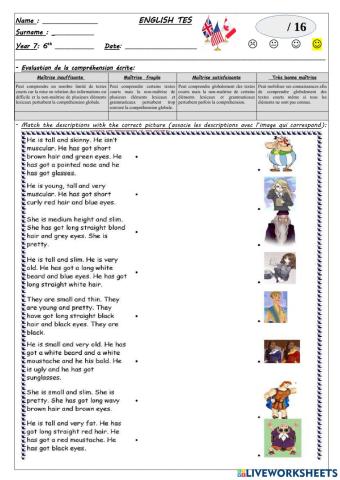 Physical description