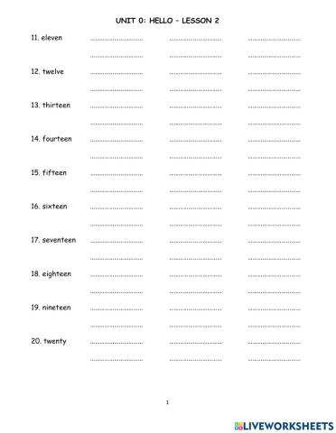 Get Ready For Starters U0 Lesson 2