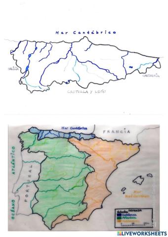 Hidrografia de España y Asturias