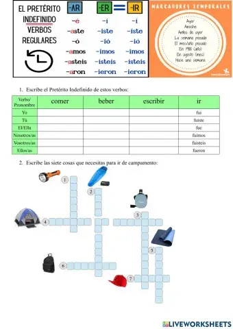 Pretérito Indefinido