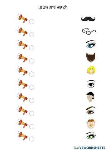 Listen and match face