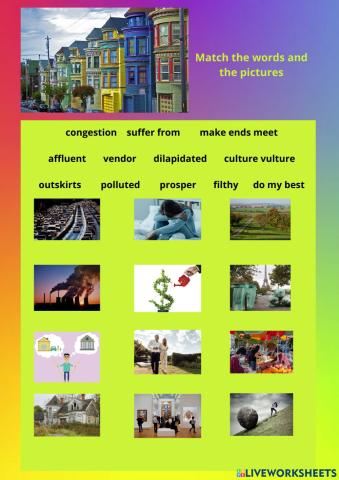 Adjectives (describe a city)