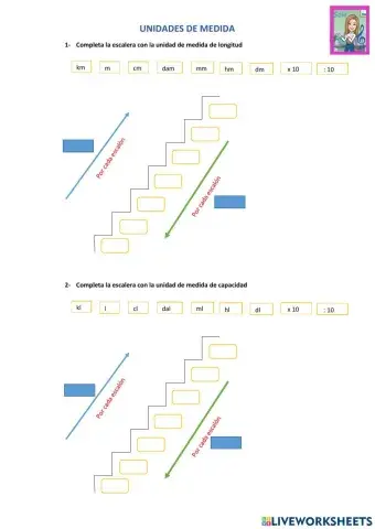 unidades de medida-Escaleras