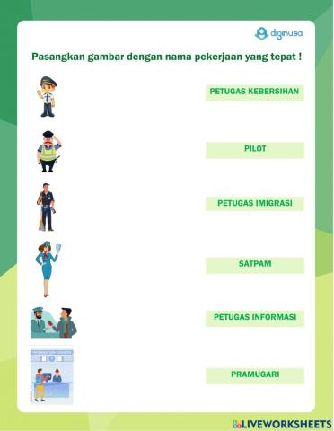 Pekerrjaan di Bandara