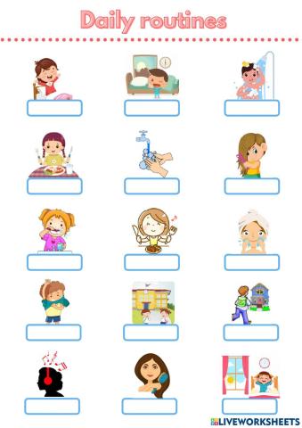 Dauly routines vocabulary