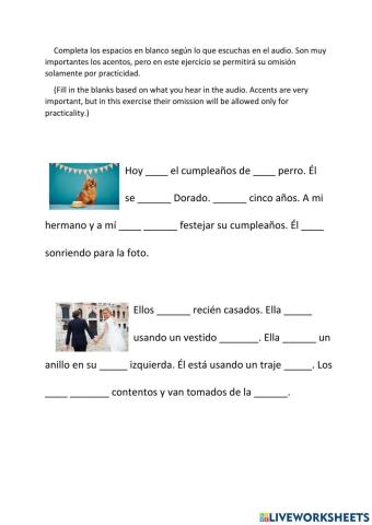 Historias cortas para completar