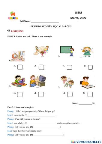 Big test 3 - grade 5