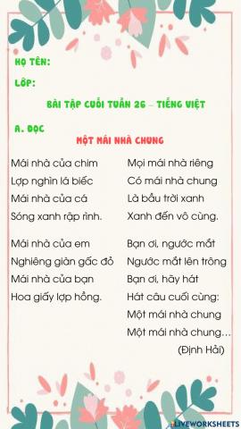 BTCT 26 - Tiếng Việt