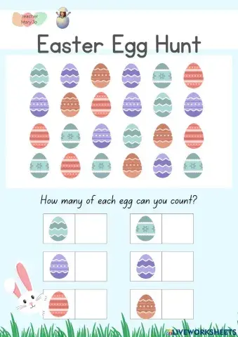 Easter eggs counting