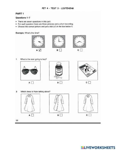 Pet 4 - test 3