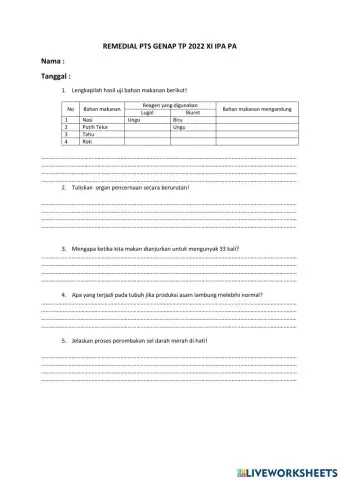 Remed pts genap xi ipa pa