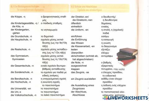 Schule und ausbildung