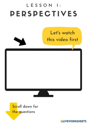 Lesson 1 - perspectives (p1)