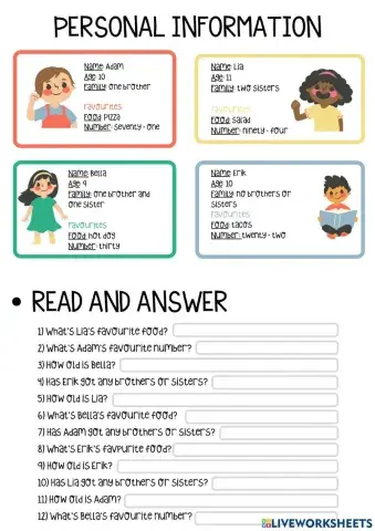 Personal Information