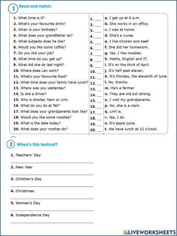 Unit 15-When is the Children's Day?