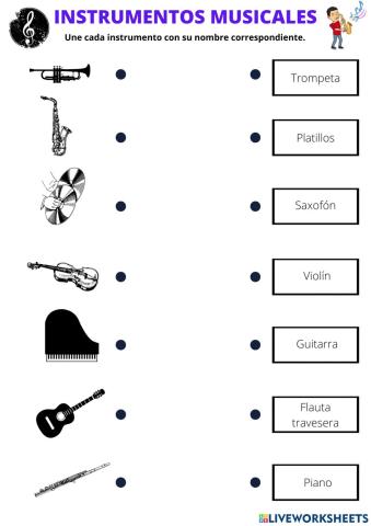 Los instrumentos musicales