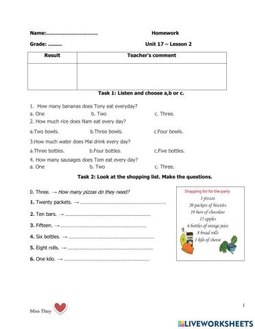 Unit 17 - Lesson 2 - Grade 5