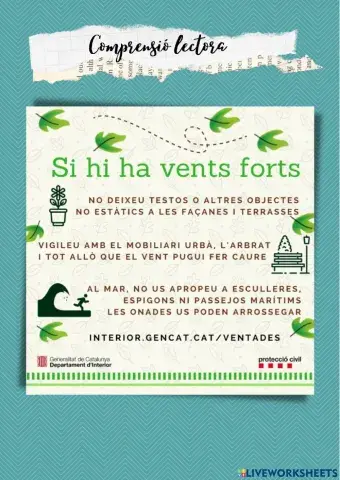 Comprensió lectora - ventades