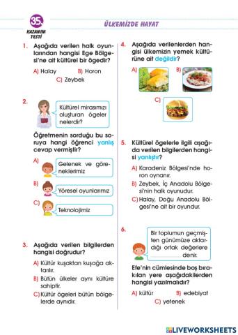 Ülkemizde Hayat-Kazanım Değerlendirm-5