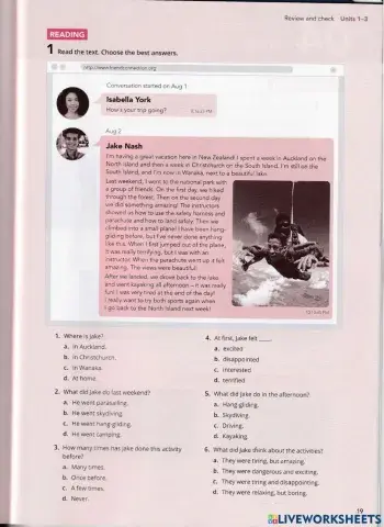 Review and Check unit 1-3(4)