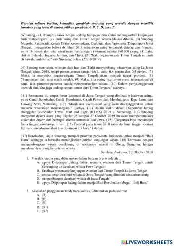 To pemahaman bacaan 2