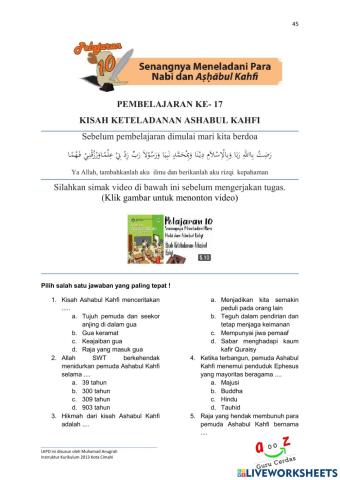 LKPD PAI Kelas 6 Semester 2