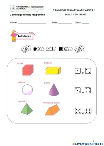 CPM1-3D shapes