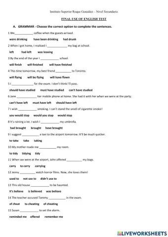 2022TAA-4th Year-Use of English