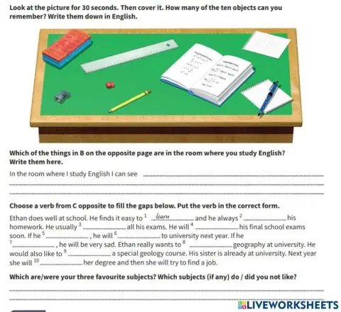 At school and university