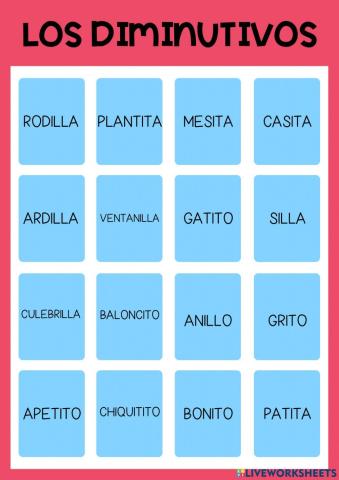 Diminutivos