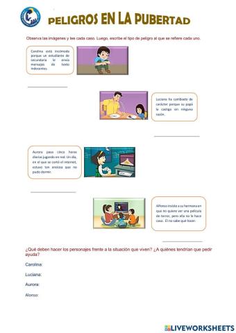 Peligros en la Pubertad