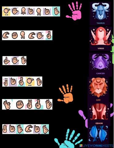Signos del zodiaco LSE