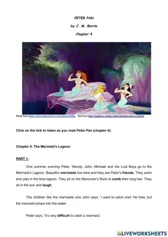 Peter Pan chapter 4