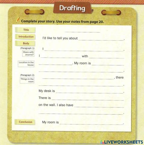 Write about your room