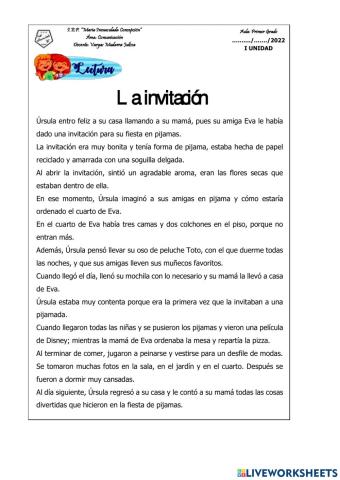 Comprensión lectora