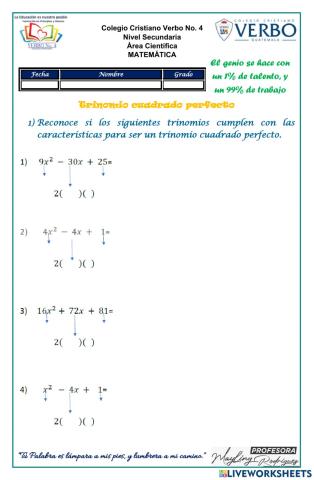 Factorizacion trinomio cuadrado perfecto y suma o diferencia de cubos