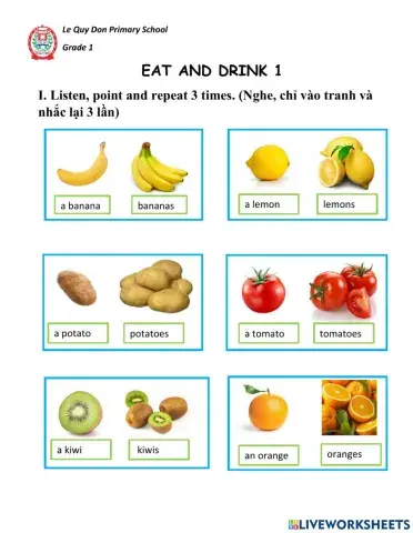 LW - Eat and drink 1