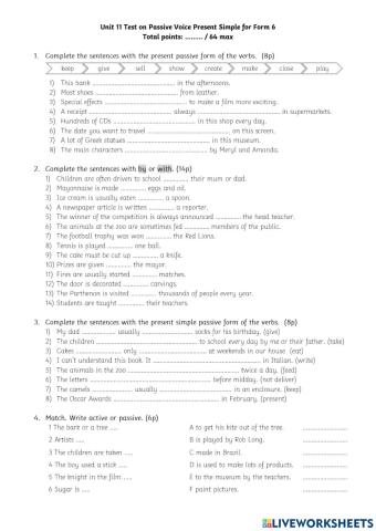 Ff5 unit 11 grammar test