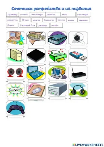 Устройства компьютера