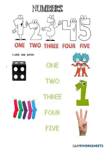 Numbers 1-5