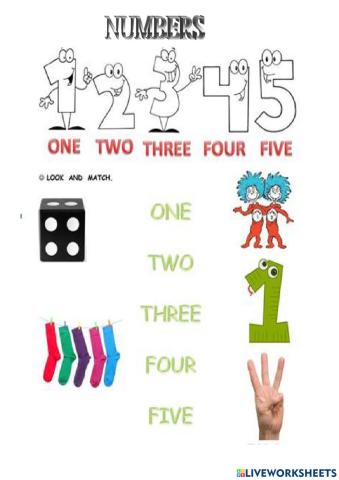 Numbers 1-5