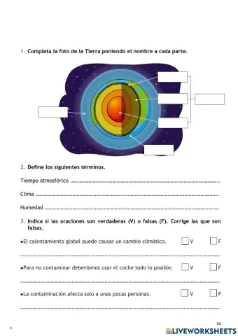 Repasa y Comprueba lo Aprendido Tema 2. Sociales Tercero