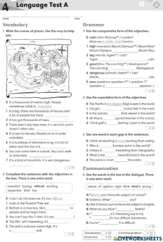 Go getter 2 Test, Unit 4