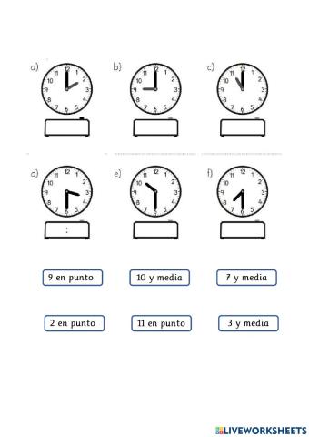 Reloj analógico