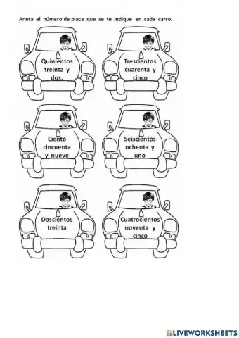 Lectura y escritura de números