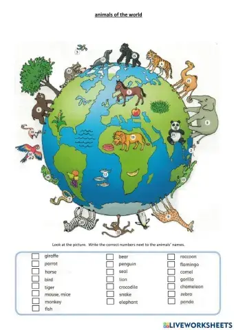 Animals of the world