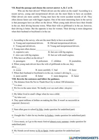 Đề cương anh 7 part 3